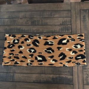 Nickel and Suede infinity scarf